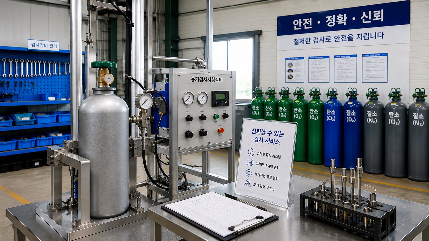 ㈜부성테크니컬 용기검사 시험장비 및 검사 서비스
