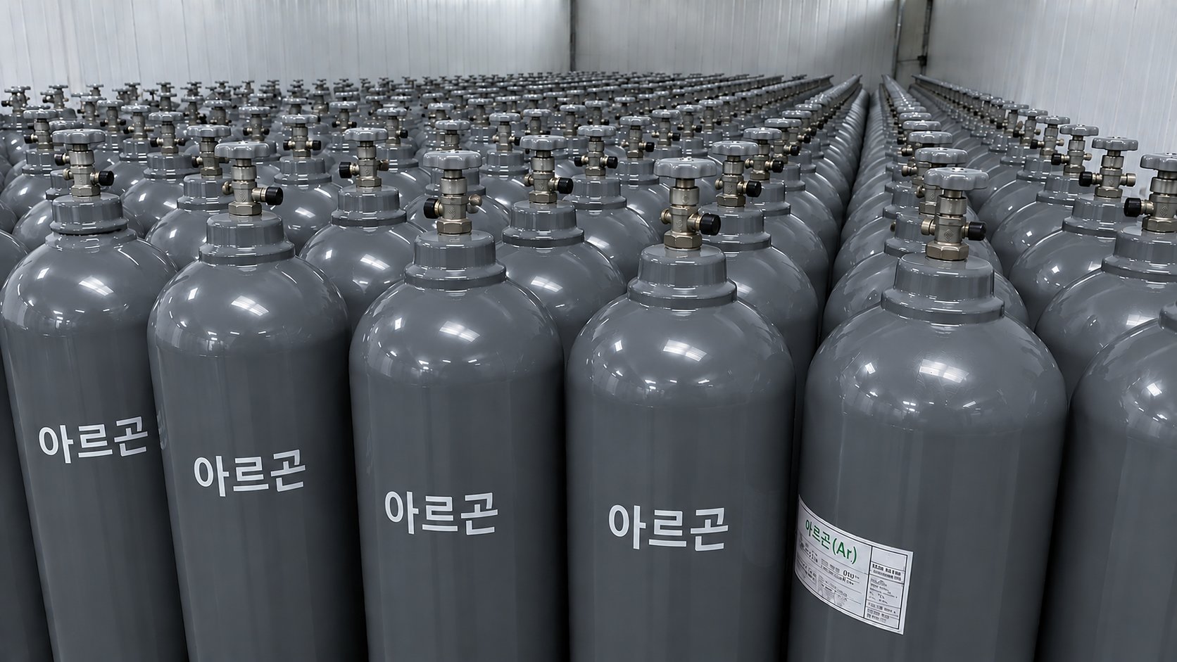 아르곤(Ar) 가스 실린더
