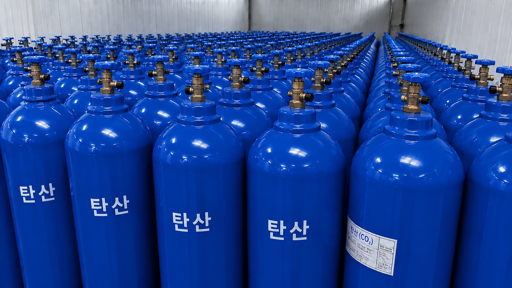 탄산(CO₂) 가스 실린더